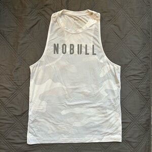 NOBULL Small Light Grey Camo High Neck Tank